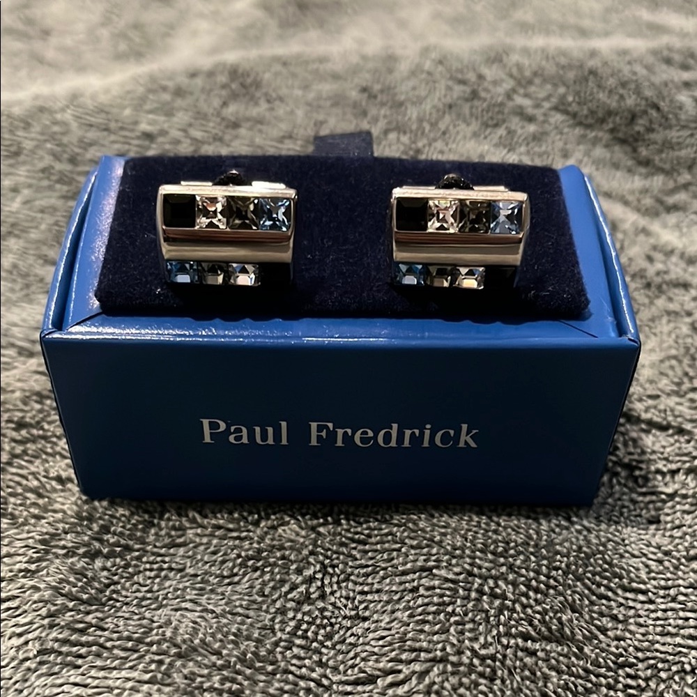 Paul Fredrick Silver tone Cufflinks